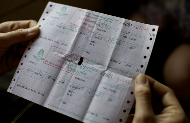 pak chong train bangkok