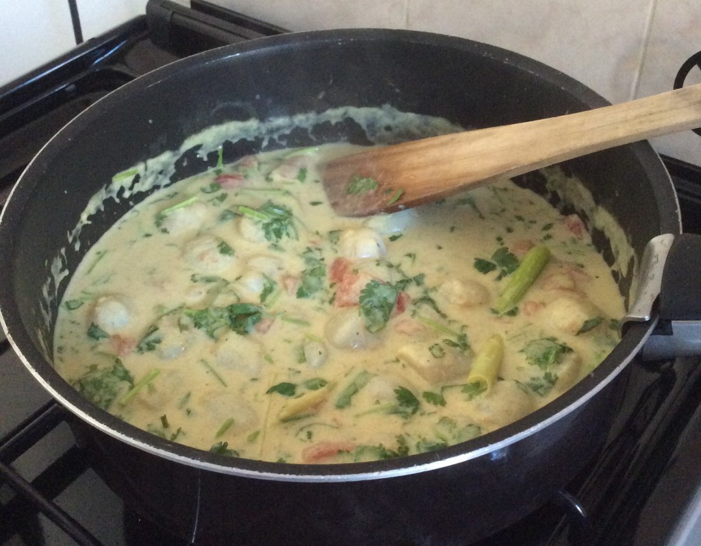 Curry vert soupe thai