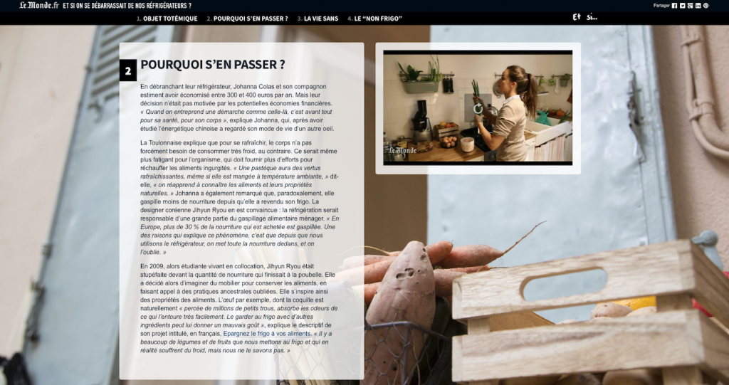 UNE TOUTE ZEN PARUTION LE MONDE